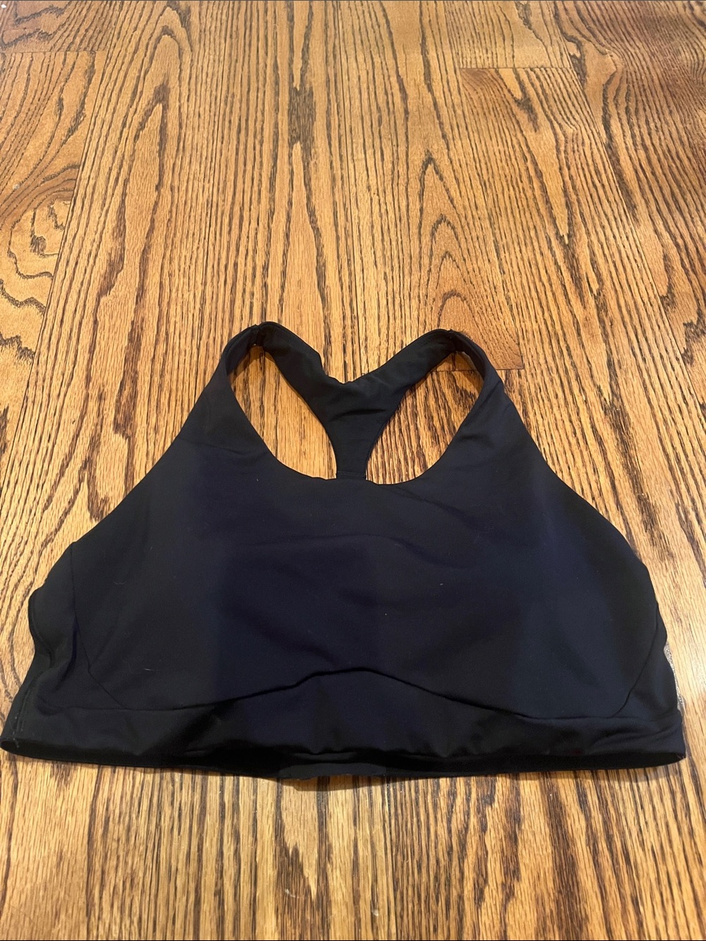 Athleta Black Racerback Sports Bra